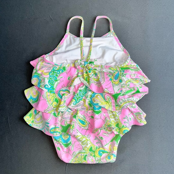 Lily Pulitzer baby swimsuit size 12-18 Months - Picture 4 of 9